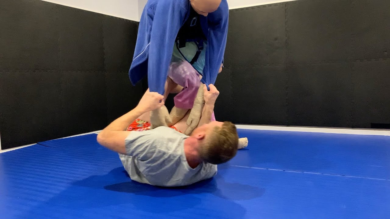 De La Riva to Deep DLR Dump Sweep - Grappling Dummy Drills