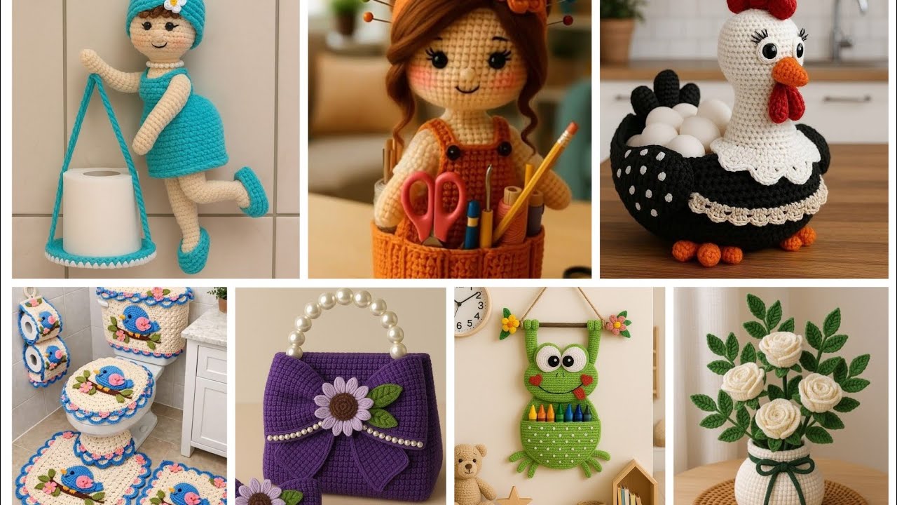 Most Beautiful &attractive😍 crochet handmade ideas |home decor ideas part 1 2026