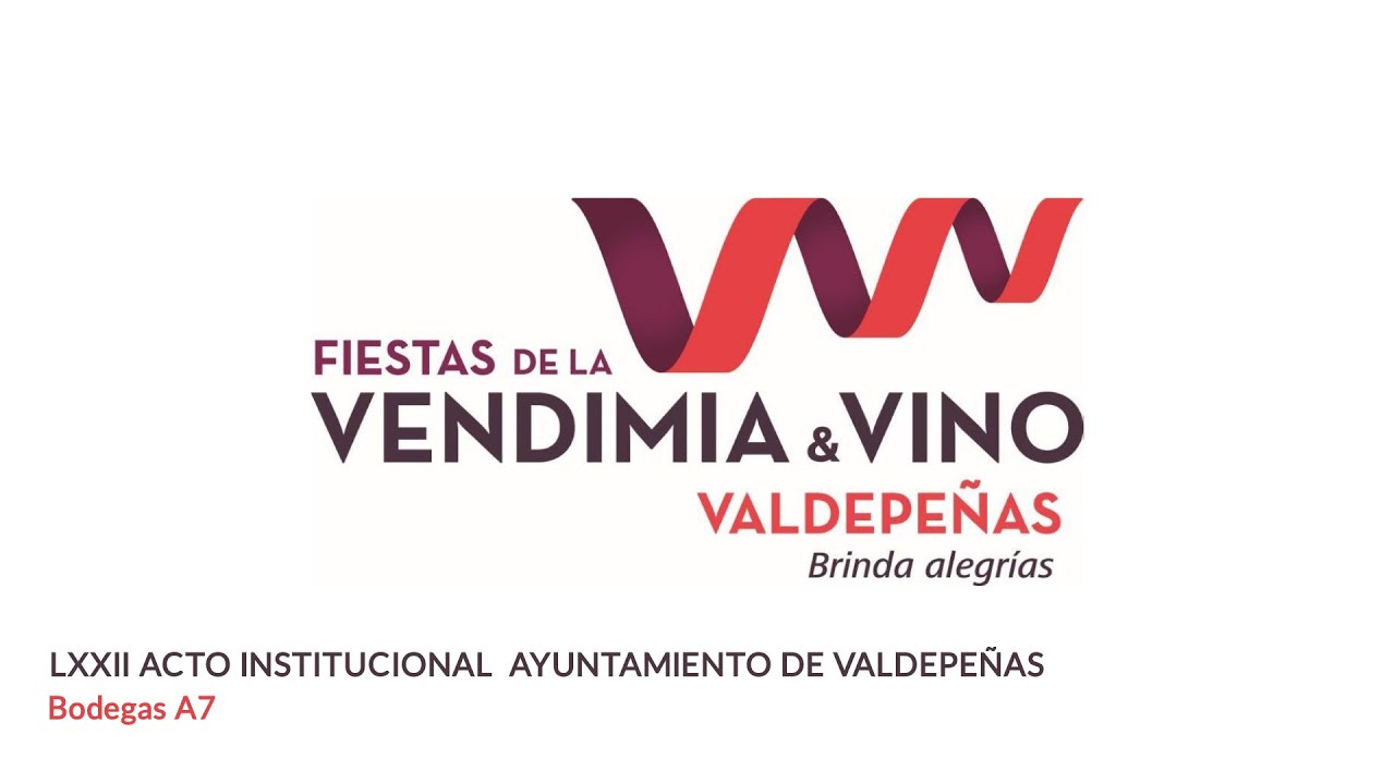 Actos Institucionales y Brindis Poético en las #FiestasDeLaVendimiaYElVino de #Valdepeñas