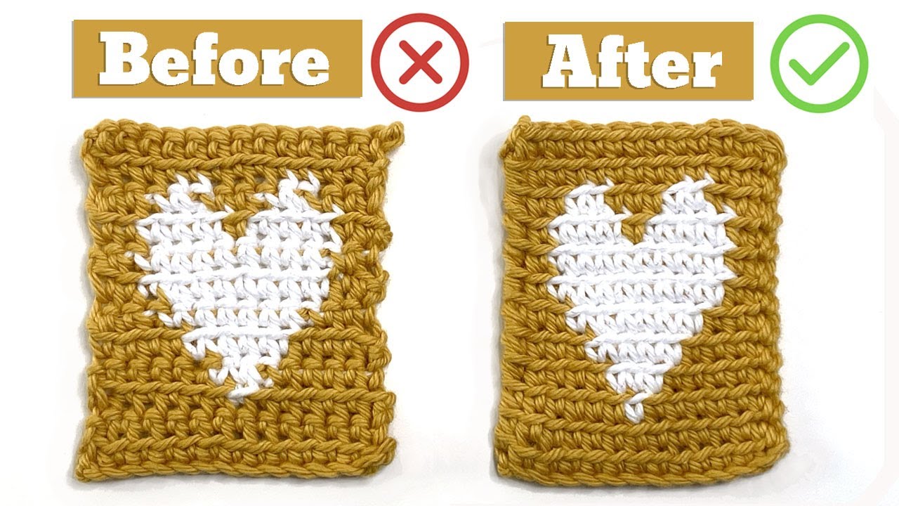 Flat Tapestry Crochet HACK 🤩 🧶