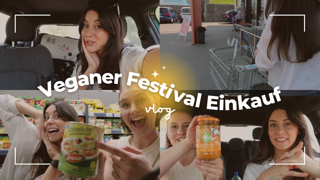 Drogerie & Supermarkt Einkauf | Vegan auf dem Festival | Das brauchst du | Southside VLOG #1