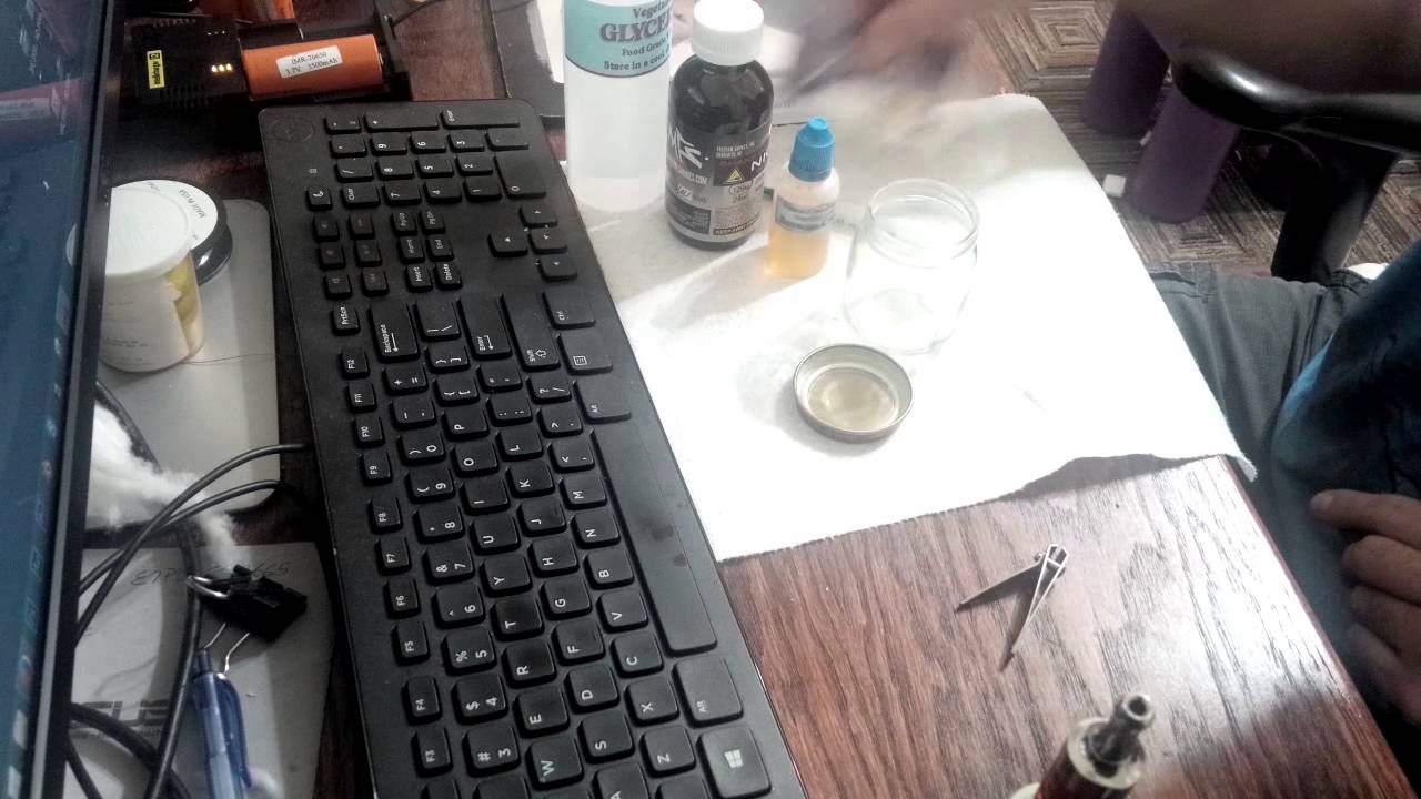 How to Mix E Juice (Caramel Cappuccino)