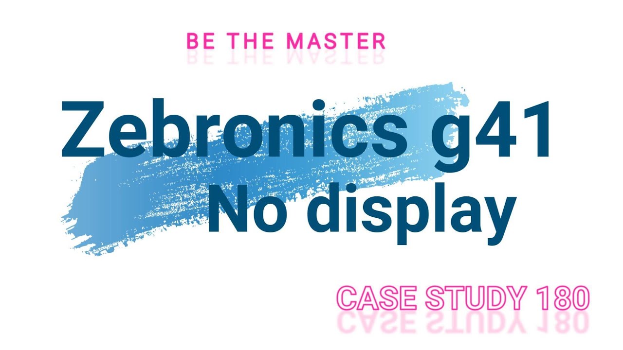 Case Study 180: Zebronics g41 motherboard | no display | successfully repair | bios problem | Hindi