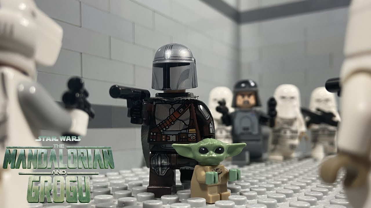 Мандалорец против снежных штурмовиков &mdash; Lego Star Wars (покадровая анимация)