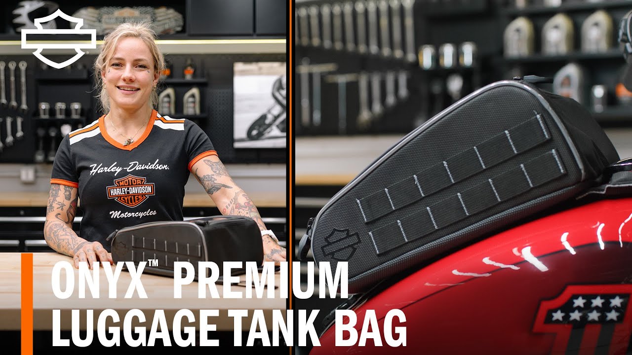 Harley-Davidson Onyx Premium Luggage Tank Bag Overview