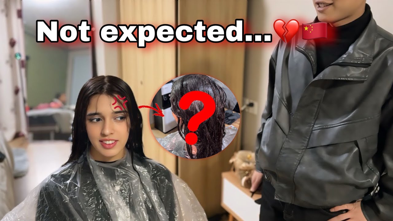 أول مرة ندير💇‍♀️ Hair Transformation وماعجبنيش… شوفو شنو وقع💔🇨🇳
