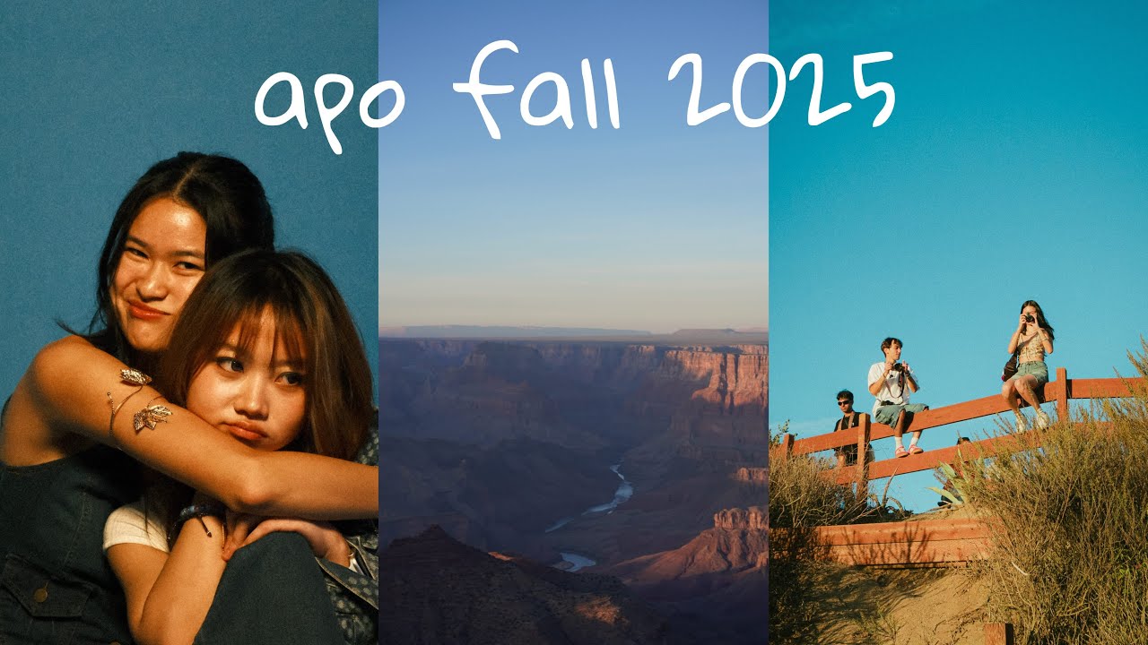 adventures of apo fall '25: getty villa, studio shoot, and grand canyon!