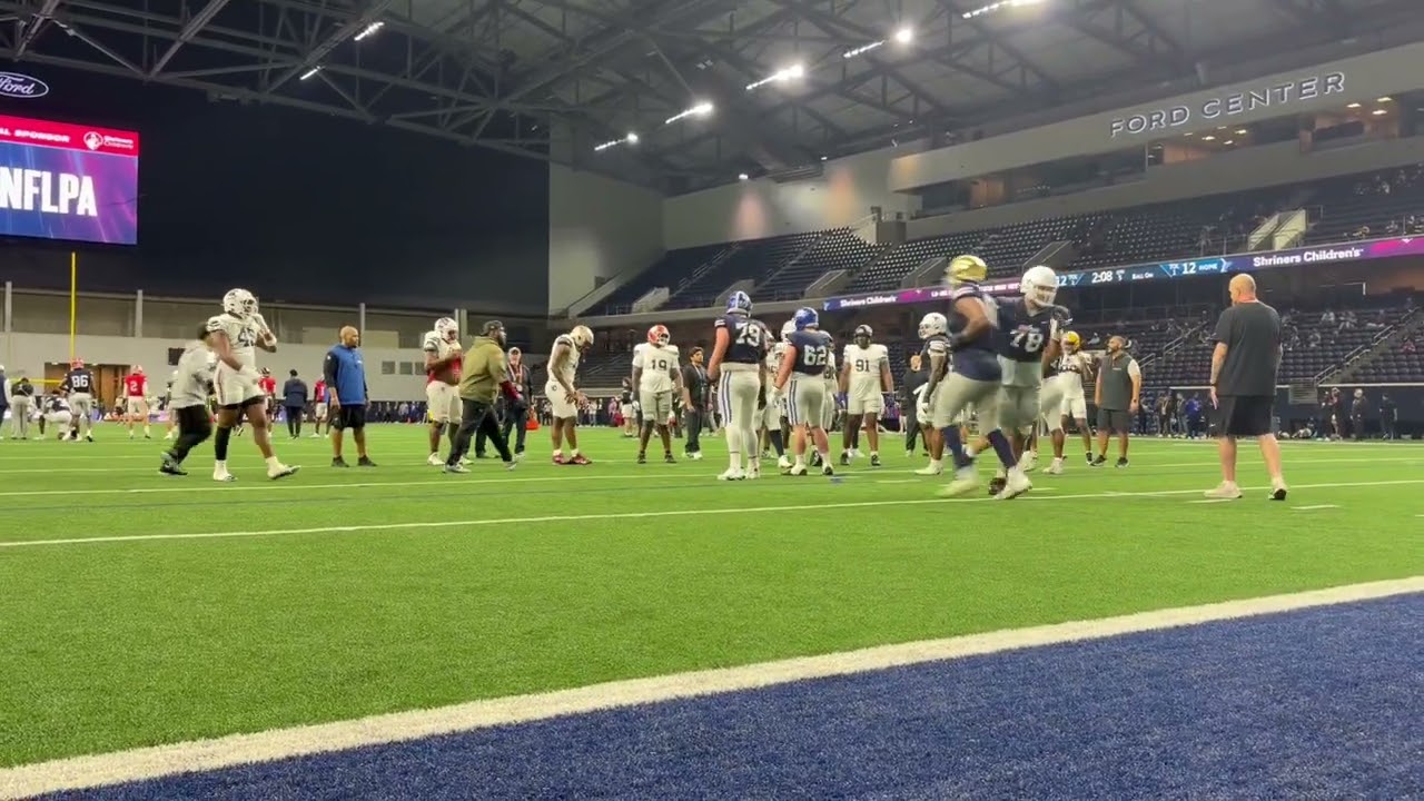 East-West Shrine Bowl 1v1: OL vs DL (East Team) — Part 3
