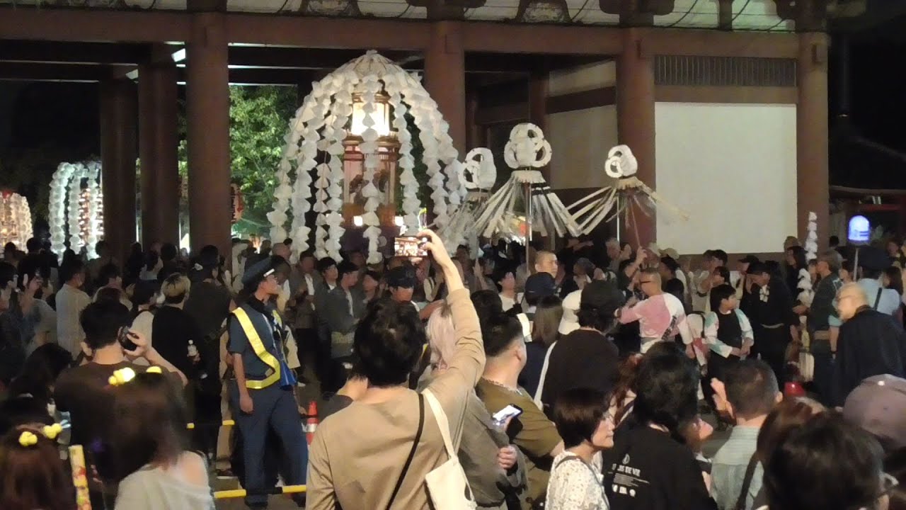 池上本門寺お会式万灯練供養 宗祖御更衣法要 _1の1・参詣全講中が観られます 2025/10/12 纏は簡単に壊れちゃダメ！？