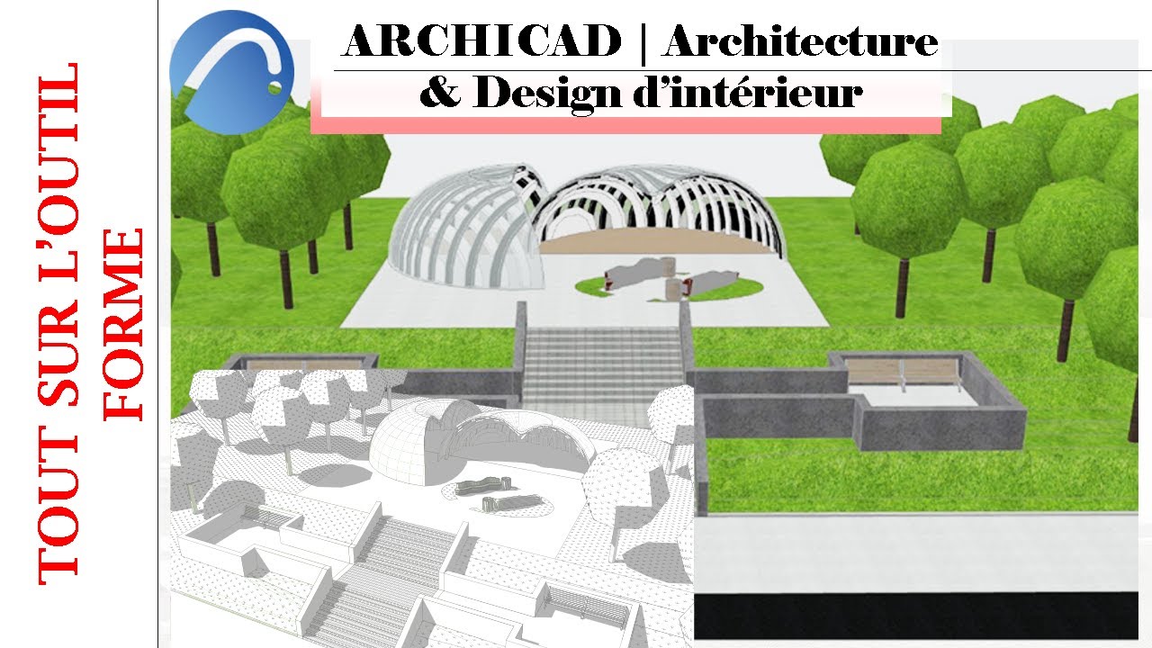 ARCHICAD | Comment Utiliser L'Outil Forme Pour Le Design Urbain Sur ArchiCAD | Tout Sur Outil Forme