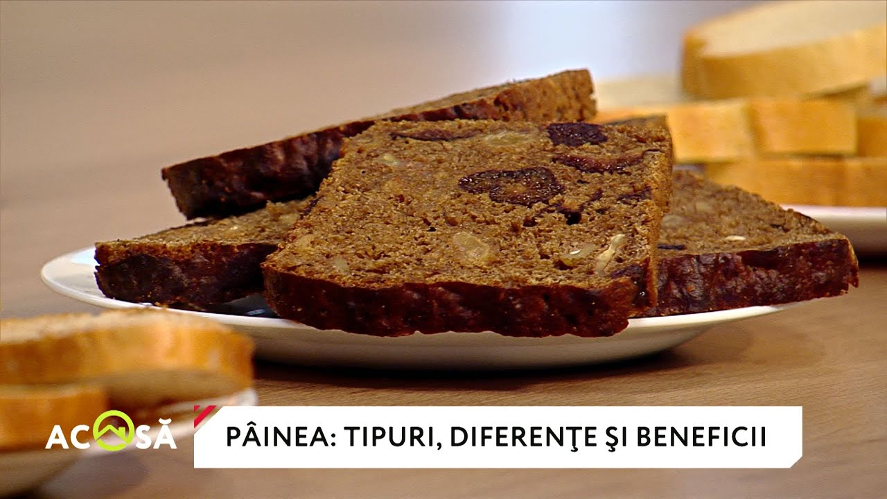 Pâine albă, cu secară, tărâţe, seminţe sau fructe. Diferenţe, beneficii şi cantităţile permise