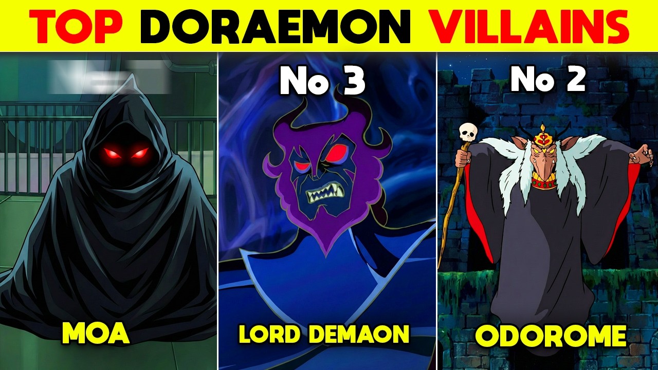 Top 10 Most Powerful Doraemon Villains Ranked (2026)