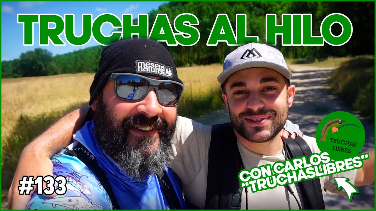 Pescando al hilo en un Río Pequeño con Ninfa y Mosca Seca | FT @TRUCHAS LIBRES
