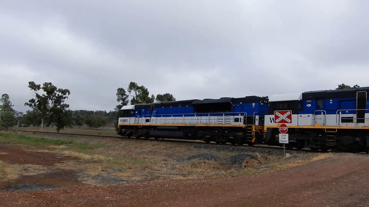 Gunnedah Coal Trains, WH001, WH003 & WH002 with MB536