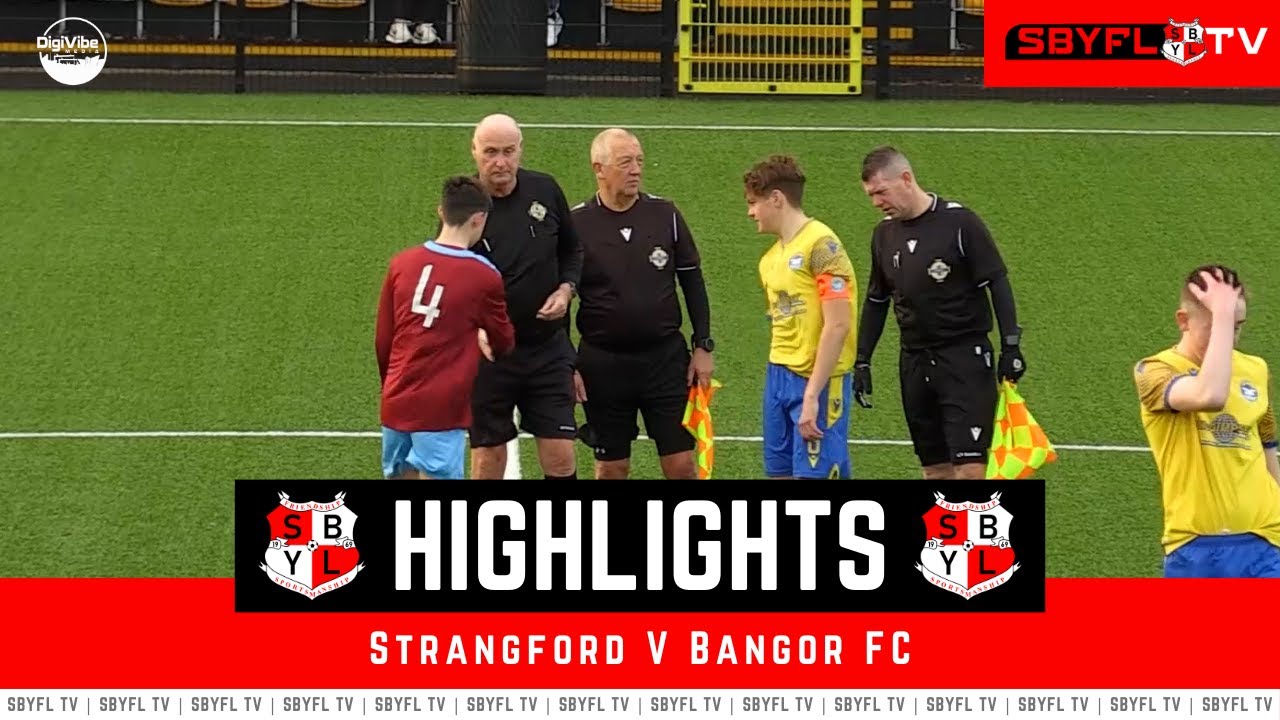 Bangor v Strangford - Under 16 First Divisional Cup Final - January 2024