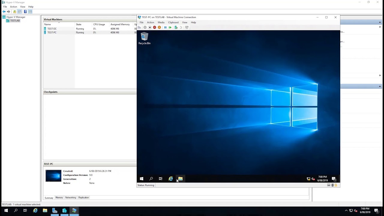 Install Active Directory Windows Server 2019 Promote to Domain Controller