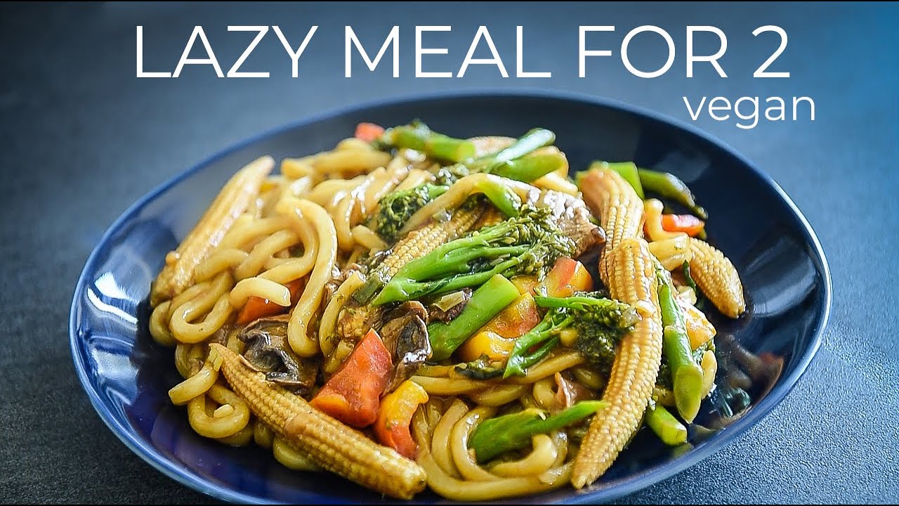 LAZY MEAL for 2 | vegan lunch idea!