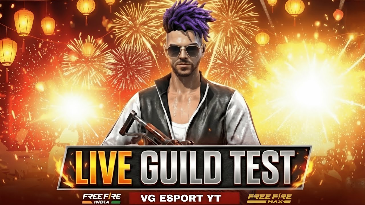 FF LIVE GUILD TEST 1 VS 4 🔥 FREE FIRE LIVE GUILD TEST 🔥 LIVE GUILD TESTING #nonstopgaming #fflive