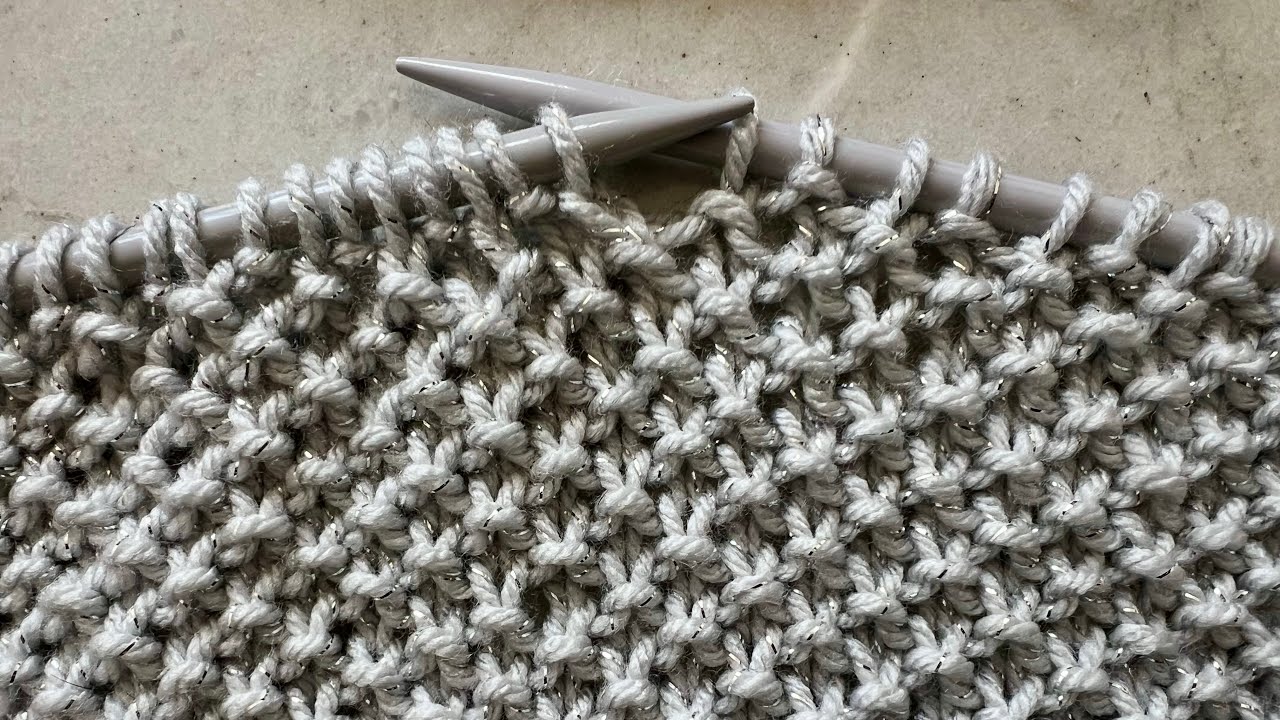 🙋🏽‍♀️💜 Hagamos una bufada con está linda y fácil puntada en dos agujas 😍 Tejer - tricot 