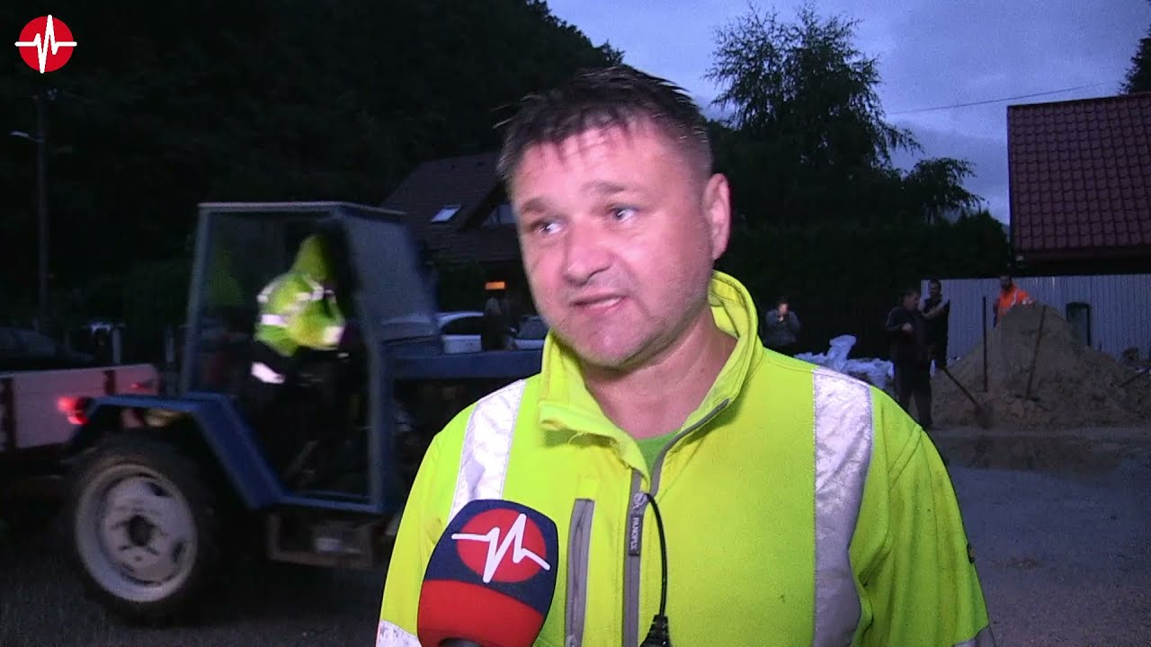 Blesková povodeň v Košeckom Podhradí 1.8.2021