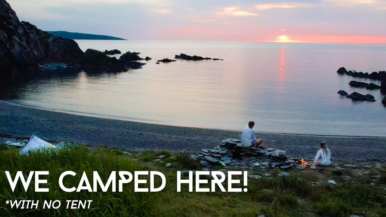 Secret Beach Wild Camping With NO TENT | Pembrokeshire Wales