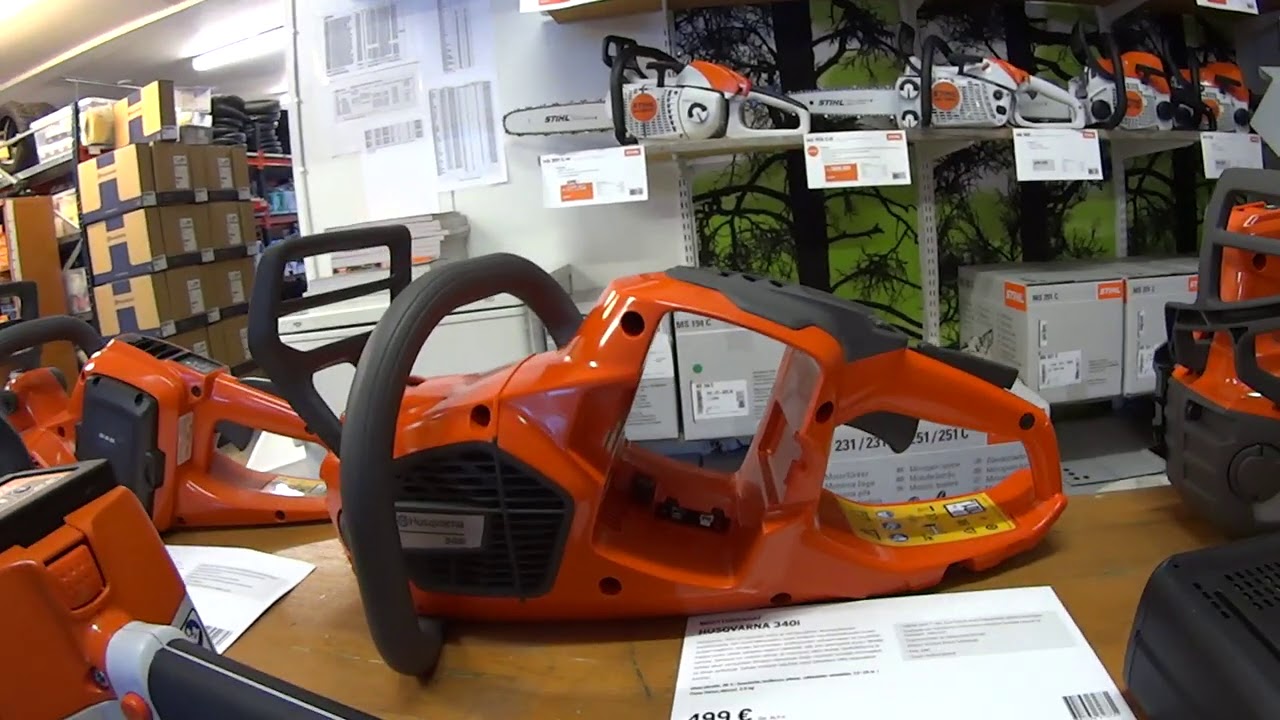 Akkusahavertailua Stihl vs Huski