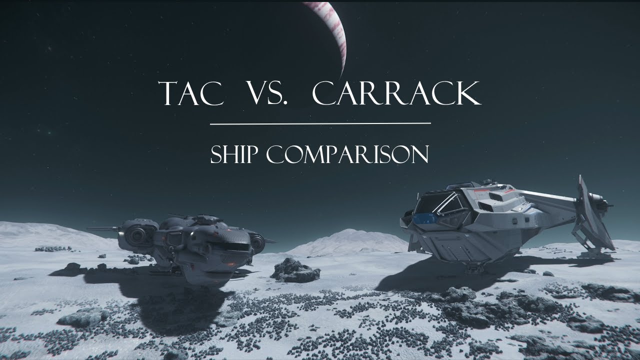 Starlancer TAC против Anvil Carrack | Star Citizen 4K