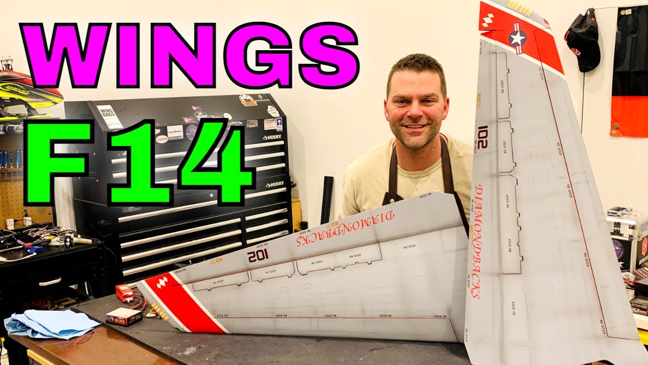 HUGE F-14 Wings Construction - Spoilers, Slats, Flaps Skymaster F14