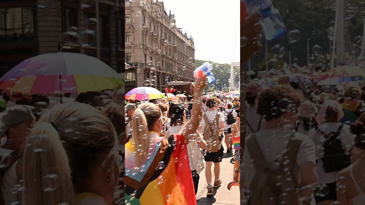 Budapest Pride Parade 2026 | Thousands Fill the Streets 🌈 #pride #pride2026 #pridemarch