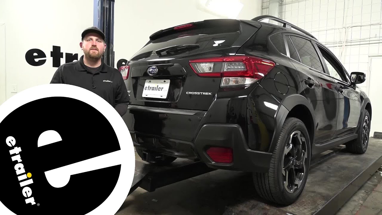 DIY 2021 Subaru Crosstrek Installation for the etrailer Trailer Hitch Receiver