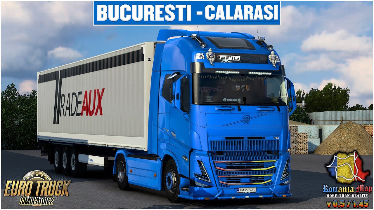 Euro Truck Simulator 2 : Bucuresti - Calarasi pe RomaniaMap by Alexandru Team v0.5
