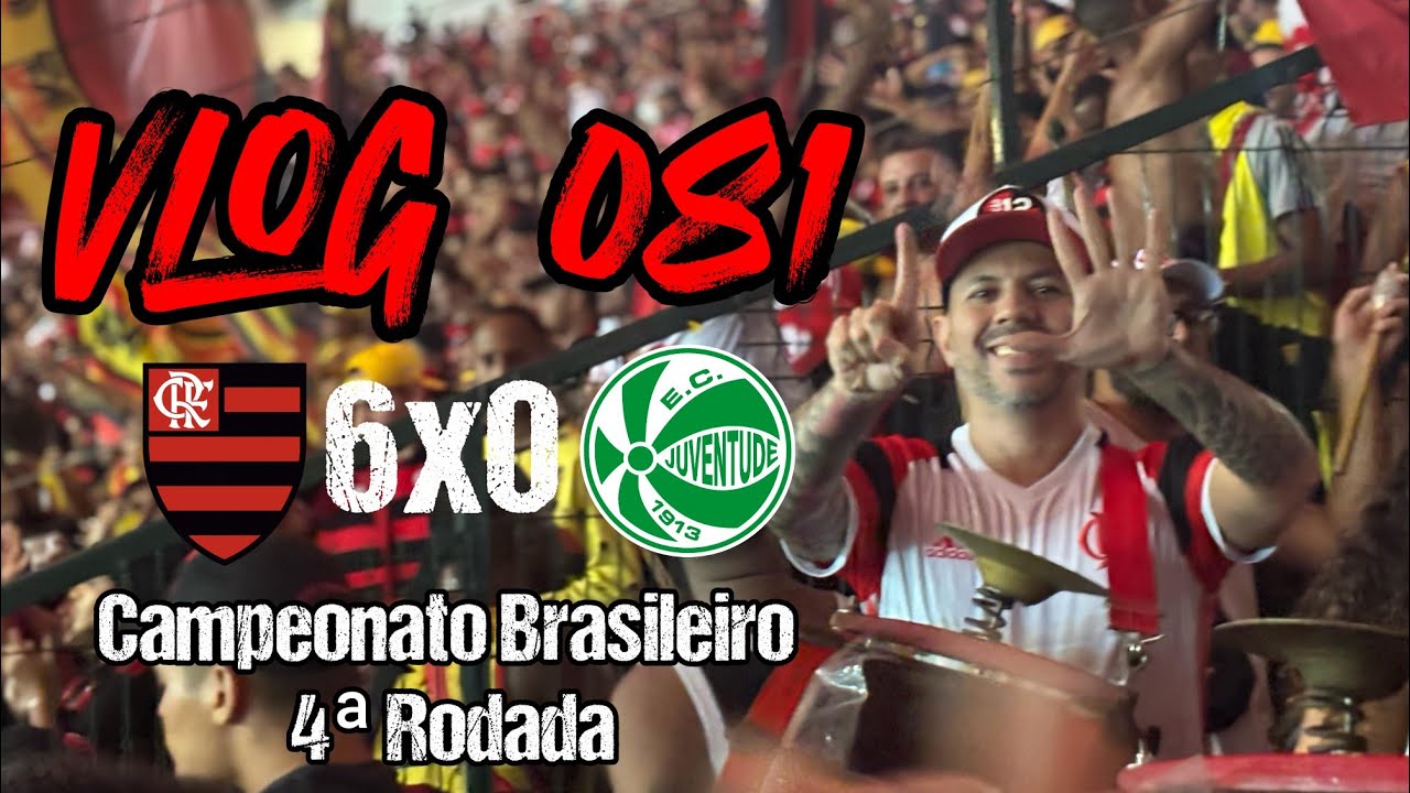 Campeonato Brasileiro 2025 | Flamengo 6x0 Juventude | VLOG 081