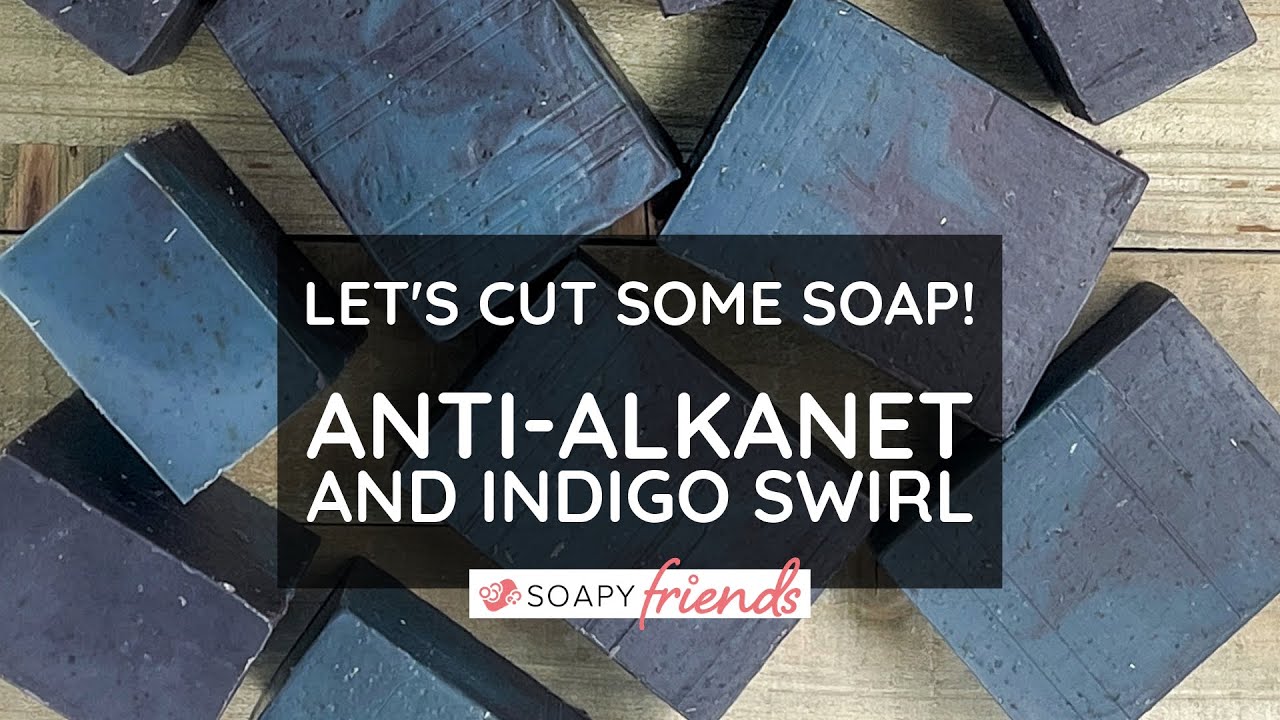 Cutting handmade soap with caterpillar soap cutter