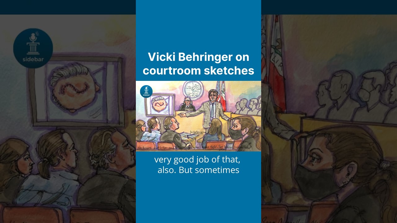 Vicki Behringer on courtroom sketches