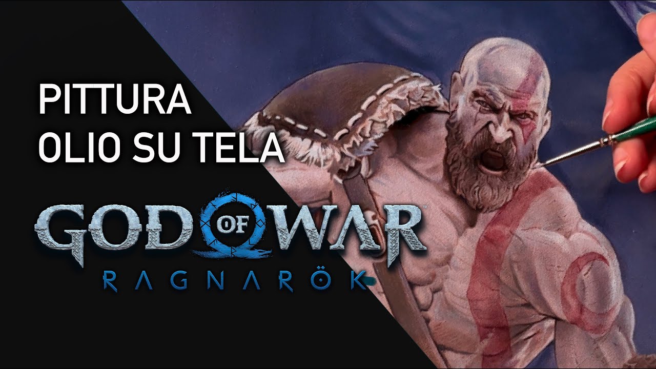 FAN ART - God Of War Ragnarok, olio su tela - AurynArt