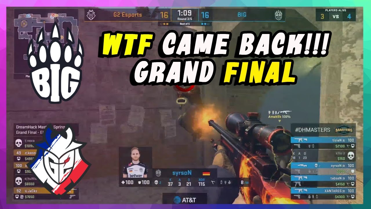 Grand Final / BIG vs G2 / WTF CAME BACK / G2 vs BIG DreamHack Spring 2020 / CS:GO