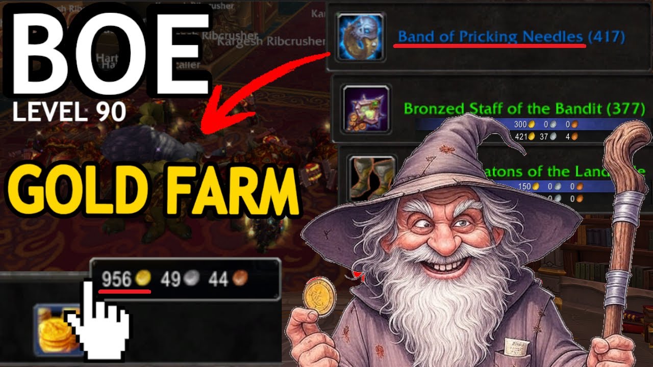 MoP Classic BOE Farm!💰Level 90 Solo Gold Making Method [2026] Raw Gold Farm | WoW Guide