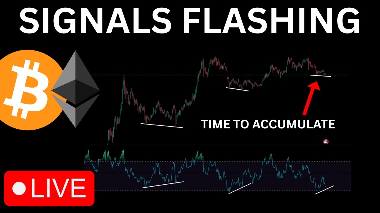 CRYPTO LIVE - SURVIVING THE TIME CAPILATUTLION AS BOTTOM SIGNALS FLASH