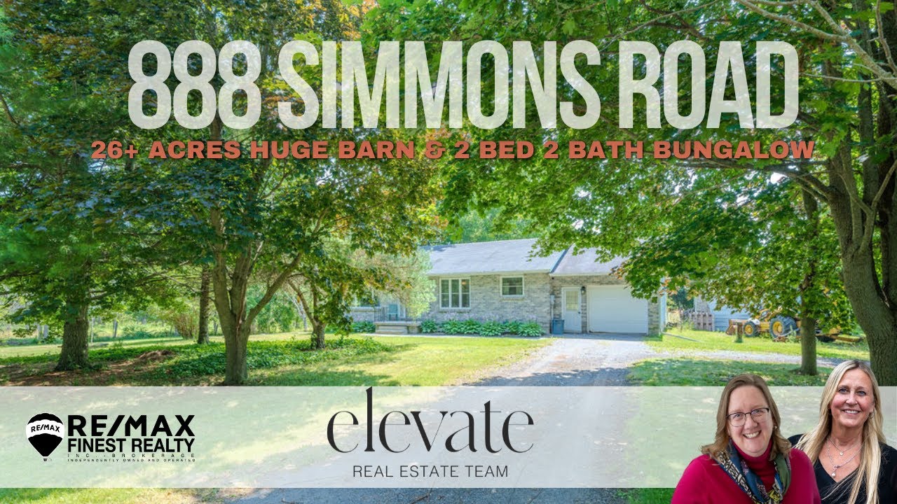 26+ Acre Hobby Farm with In-Law Suite Potential | Quiet Country Living Near the 401