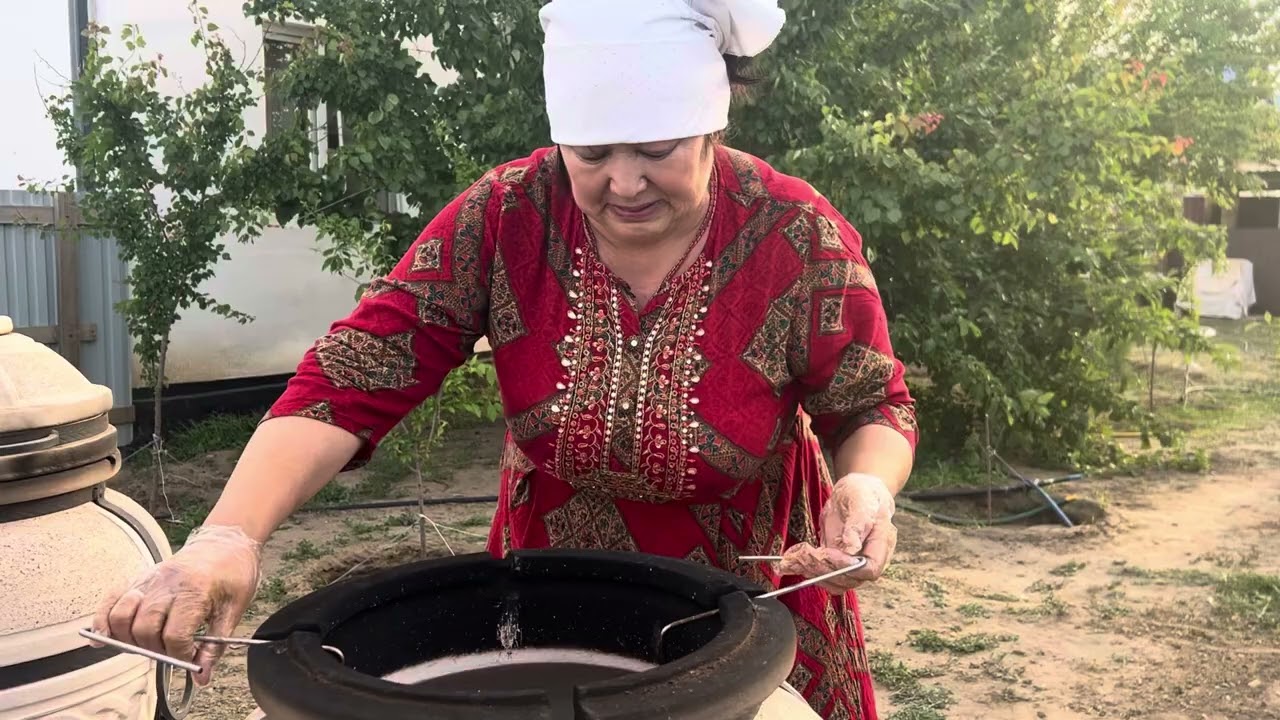 Наш семейный бизнес. Шашлык из утки. Казахская семья.