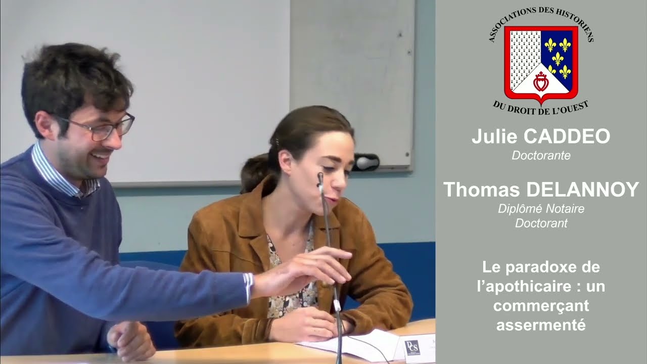 Julie Caddeo et Thomas Delannoy - Le paradoxe de l'apothicaire : un commerçant assermenté