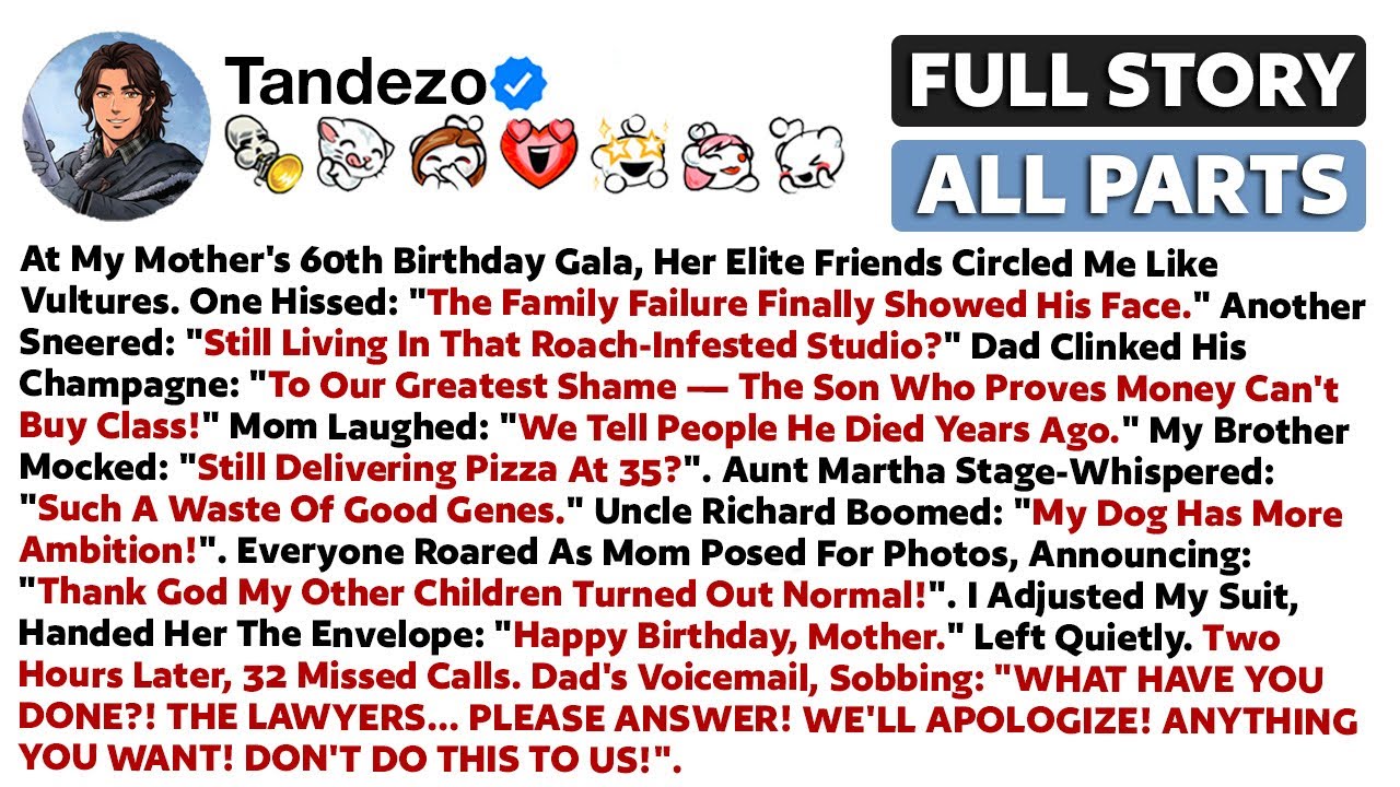 At My Mother's 60th Birthday Gala, Her Elite Friends Circled Me Like Vultures. One Hissed: 