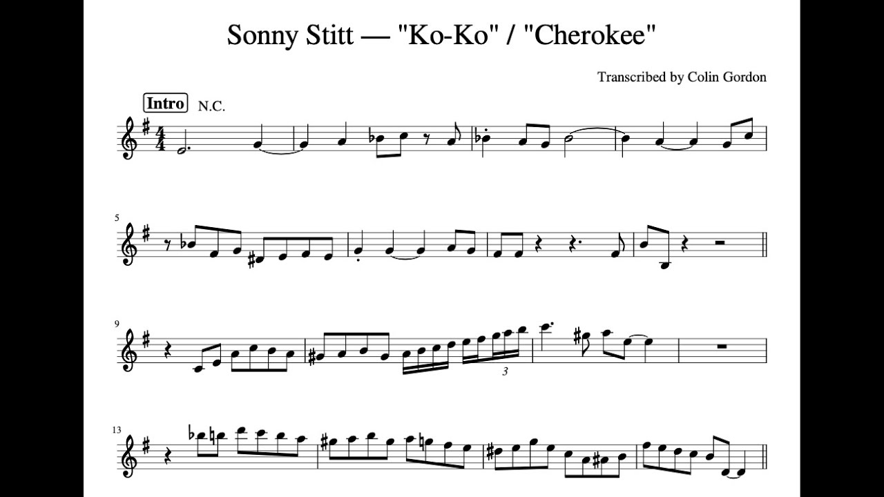 Sonny Stitt — 