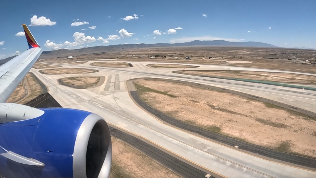 Landing in Albuquerque - Southwest Boeing 737-800 - N8667D - SAN-ABQ | June 7th, 2023