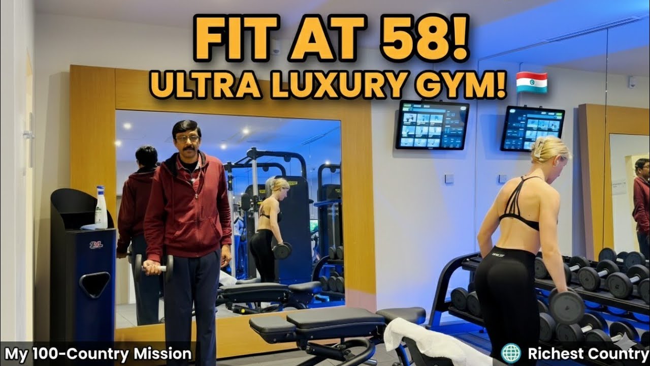 Ultra Luxury Gym in the World’s Richest Country! 🇱🇺 | My Fitness Secret at 58 | Hilton Luxembourg