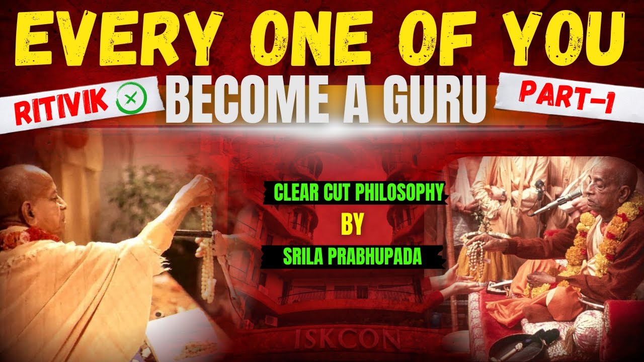 Every one of You Become a Guru/Spiritual Master | Srila Prabhupada