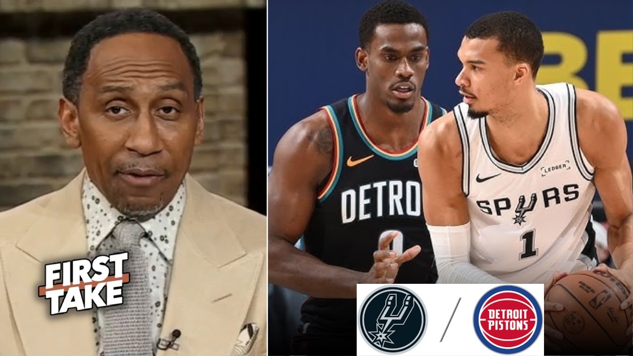 FIRST TAKE | Wemby going to win it all this season - Stephen A. Smith predicts to Pistons vs Spurs