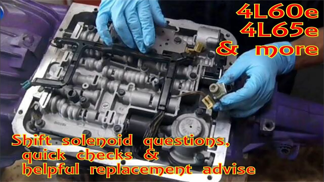 ⫷ GM 4L60-E Соленоид переключения передач 1-2 3-4 A и B заменить p0756 p0753 p0752 ⫸