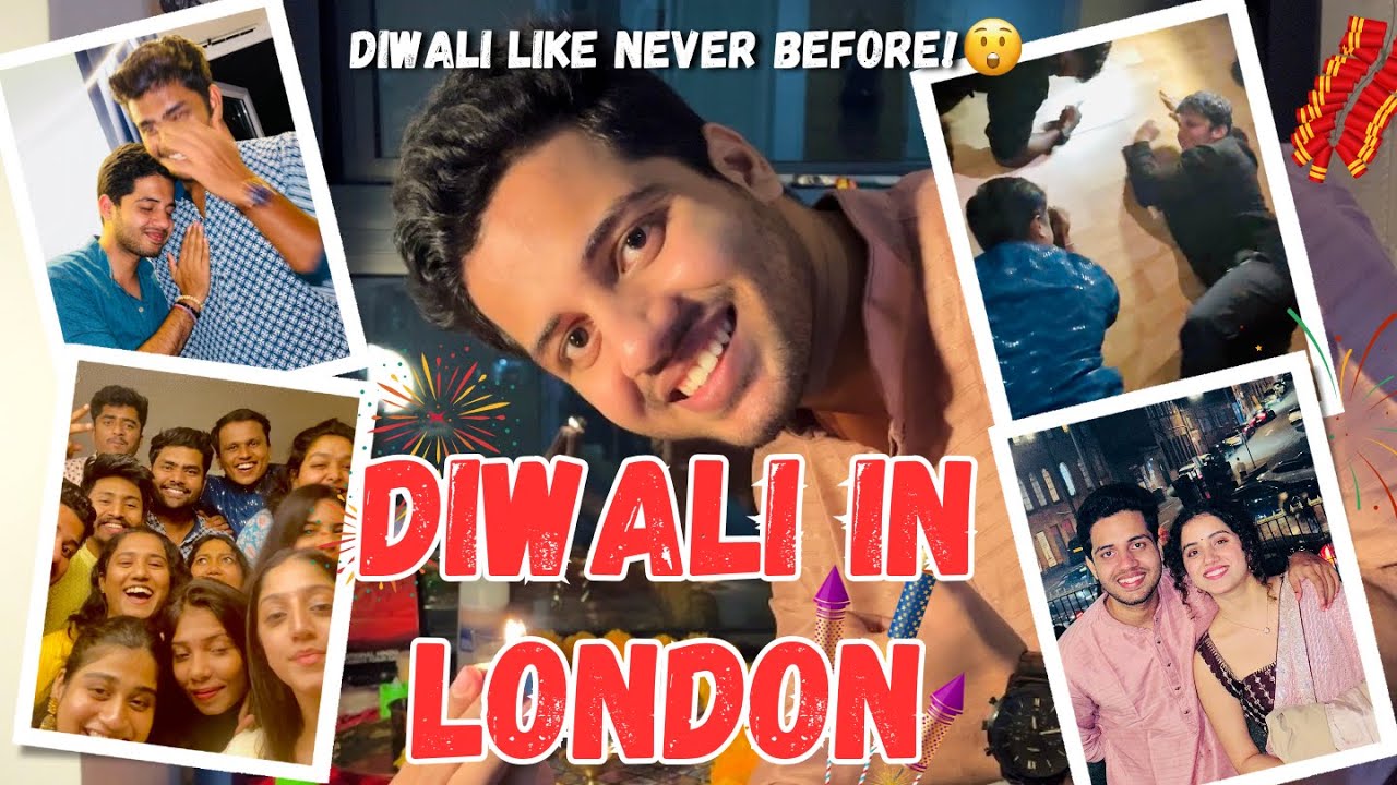 First Diwali in London 🇬🇧 || Indian Student Experience || 2024