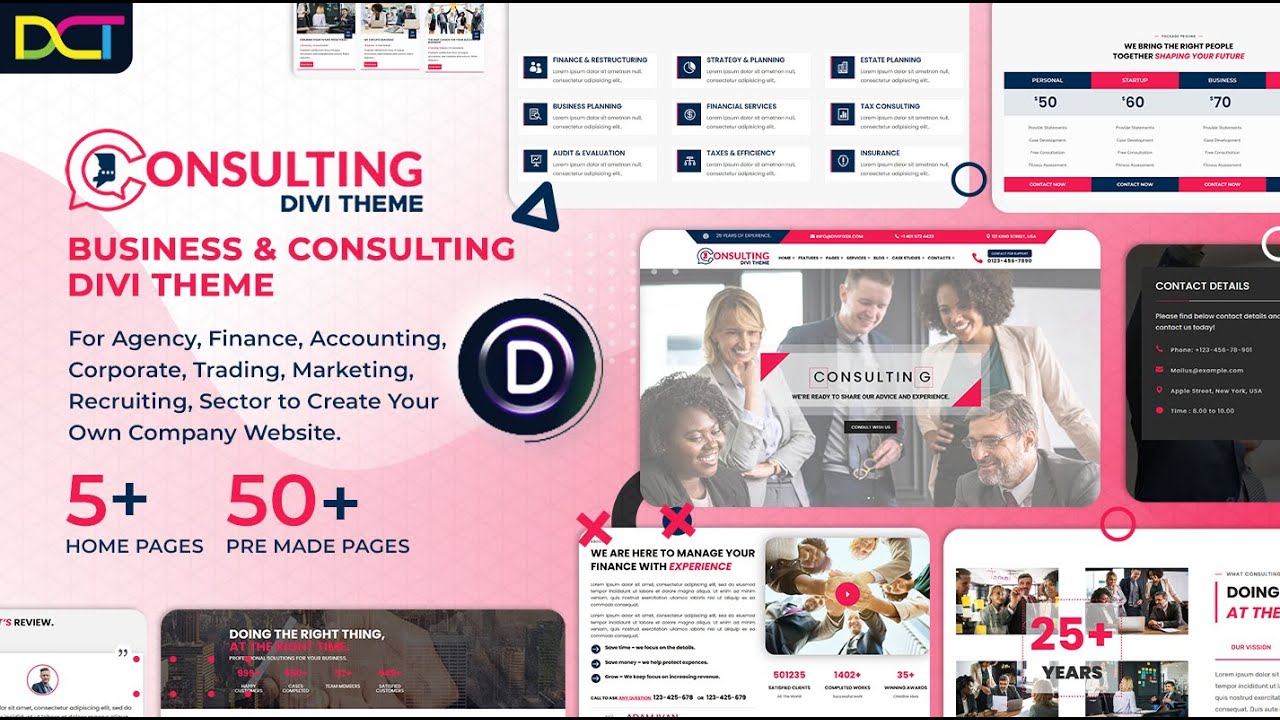 Consulting Divi Theme Introduction